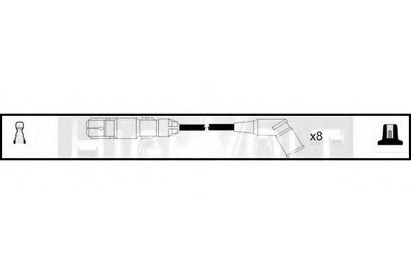 STANDARD OEF780 Ignition Cable Kit